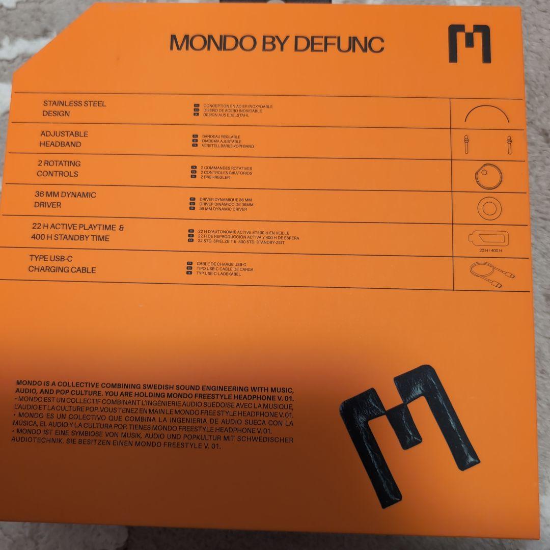 *新品*　MONDO BY DUFUNK　モンドフリースタイル　イヤホン