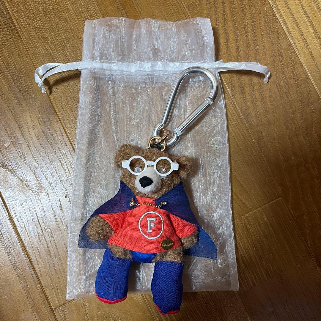 り*え様 DEMODEE デモデ　ベア　キーホルダー　チャーム　クマ　スーパーマ