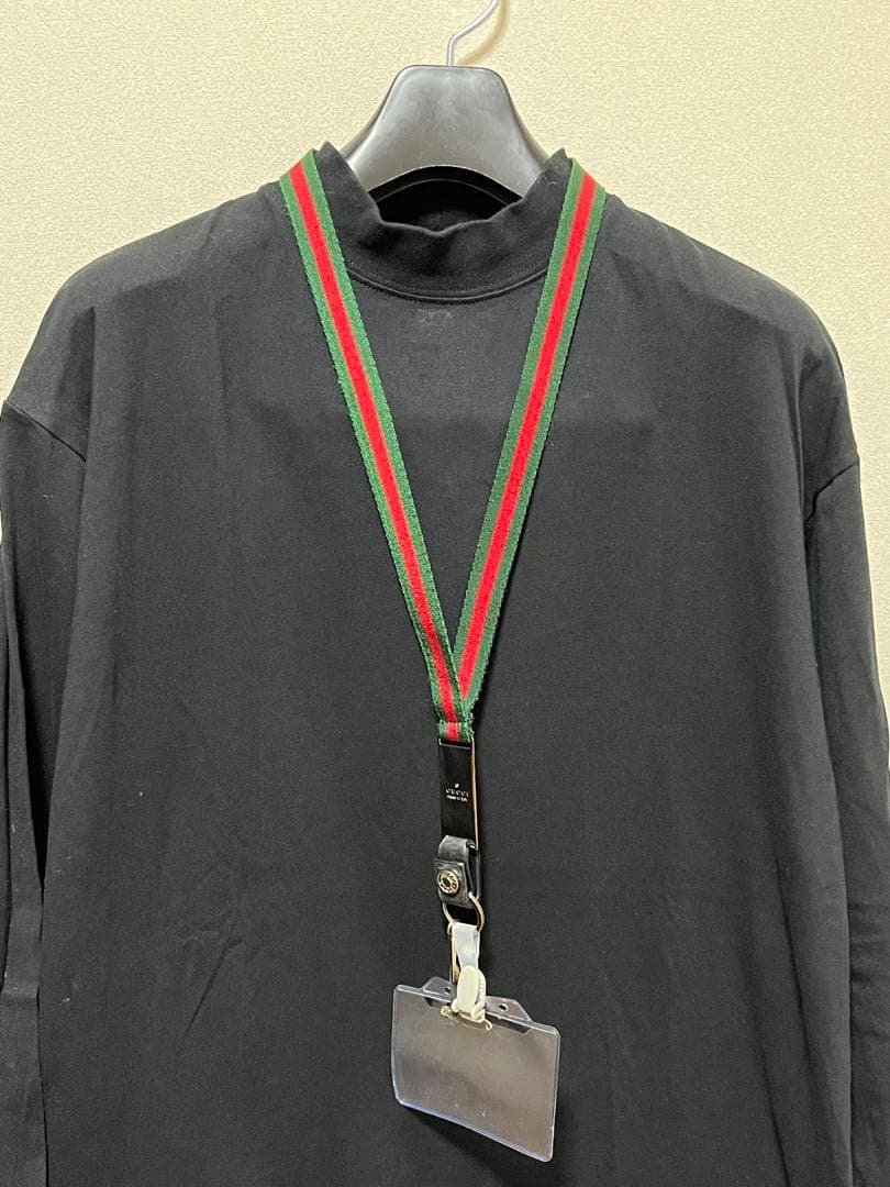 【美品】GUCCI キャンバス セキュリティカード & 携帯ストラップ