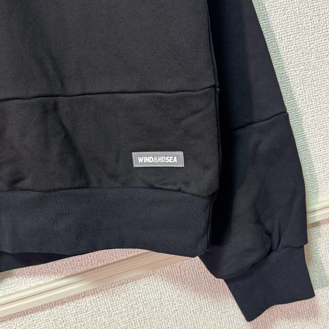 【美品】WIND AND SEA ウィンダンシー バックロゴ スウェット L