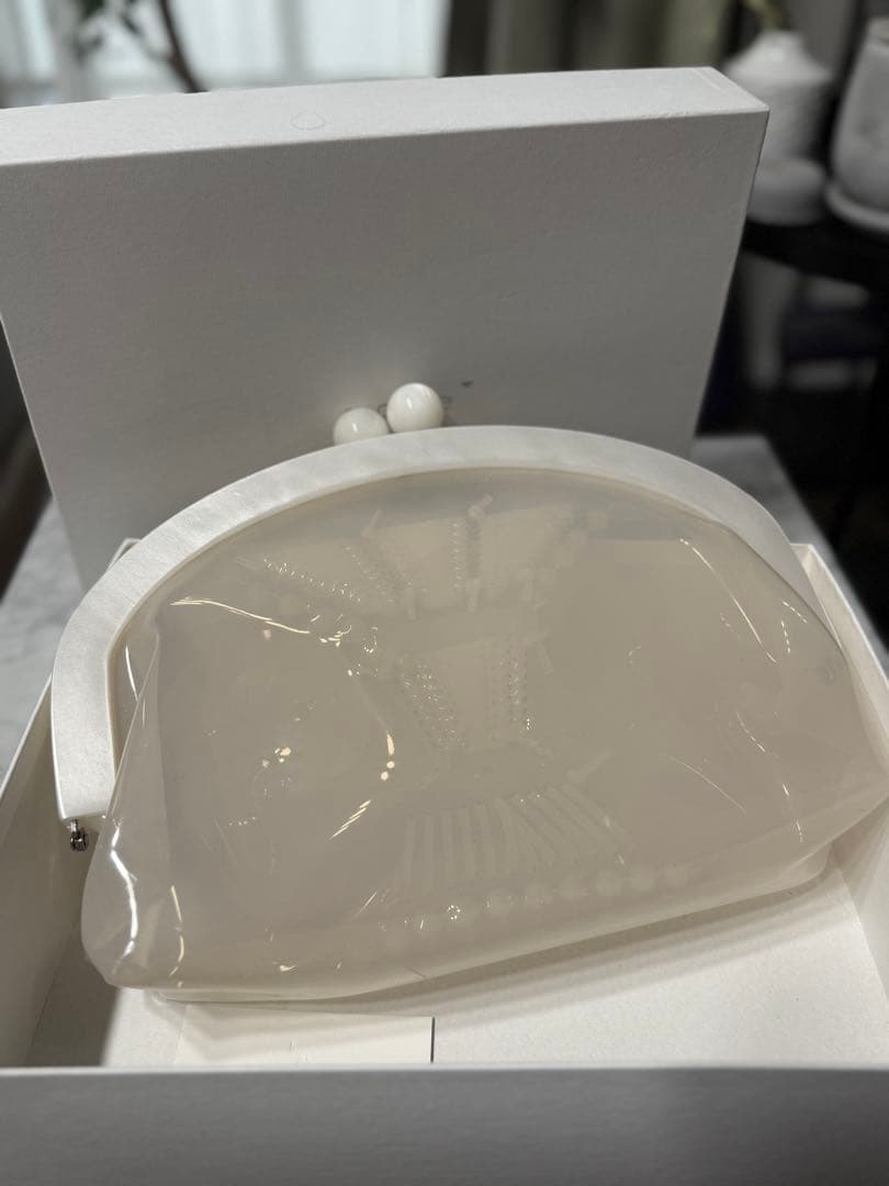 mamekurogouchi マメ クロゴウチ ガマグチ PVCクラッチ