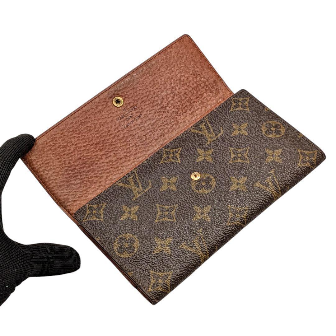 【外観美】 ルイヴィトン モノグラム インターナショナル 長財布