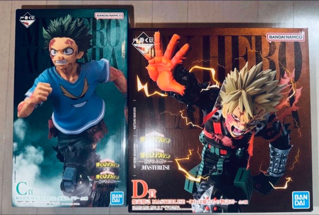 一番くじヒロアカ 紡がれる想い C賞D賞フィギュア2体セット