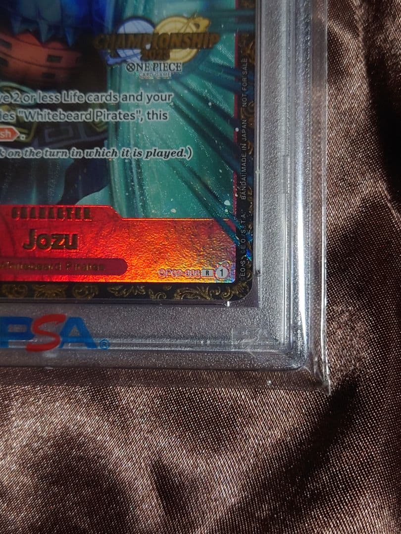 ワンピース JOZU ジョズ プロモ英語 チャンピオンシップ 海外 PSA10