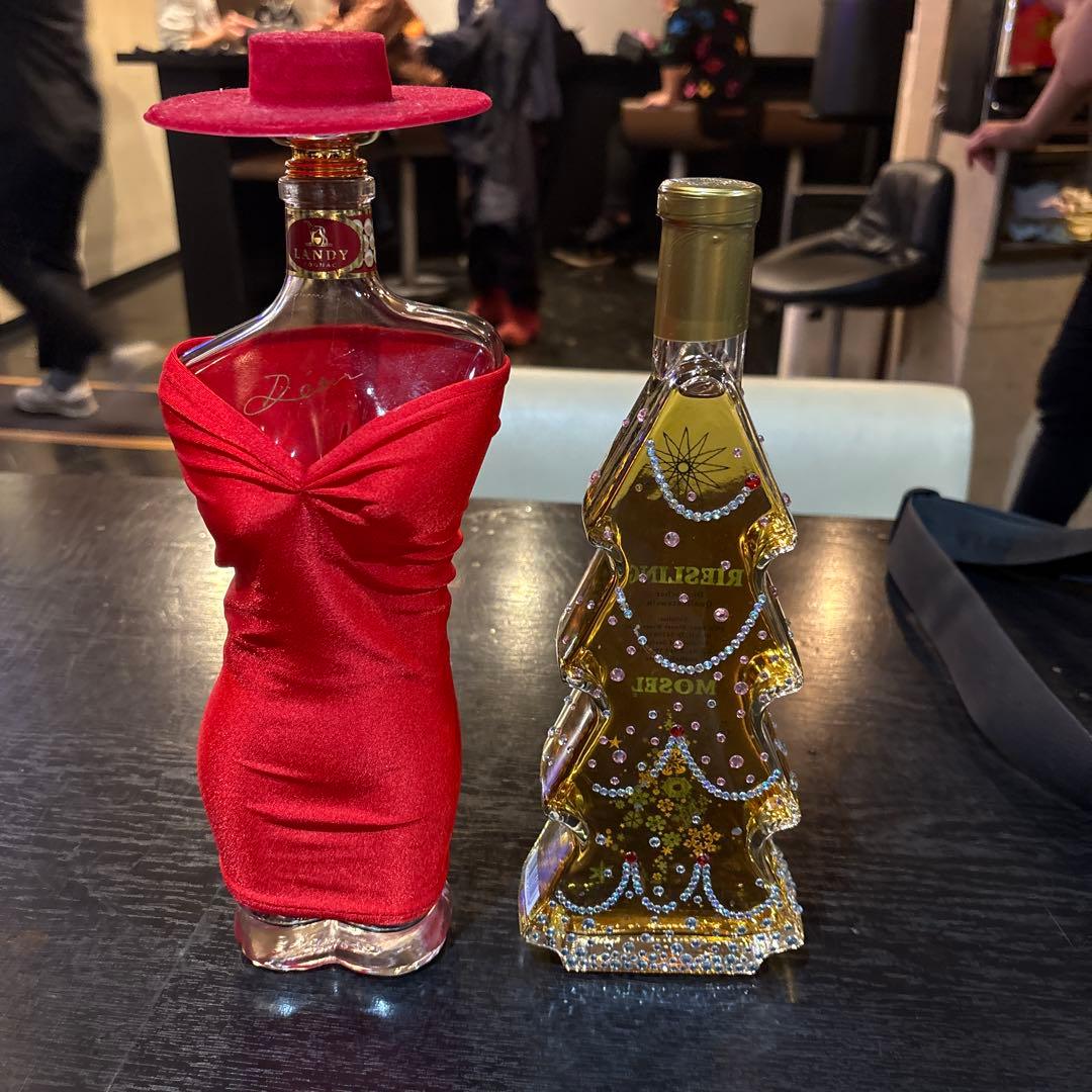 ランディー　デジール　クリスマスツリー　飾りボトル　2つセット