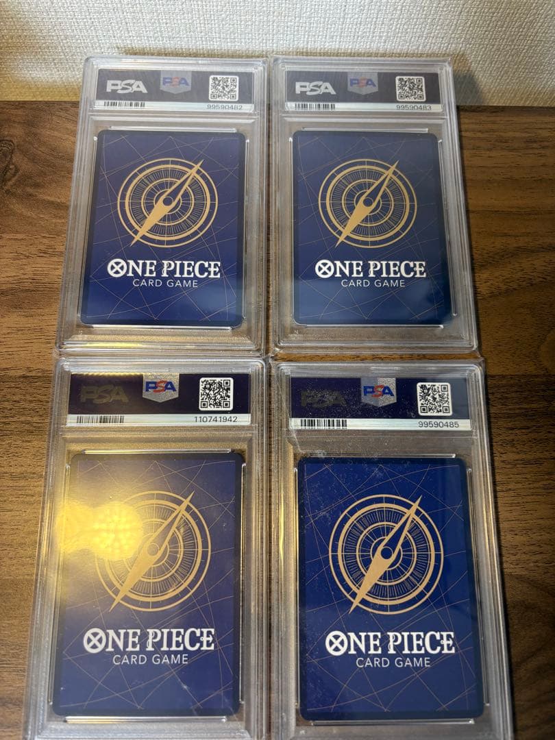 PSA10 手配書 SP 4枚　シャンクス ルフィ ティーチ バギー