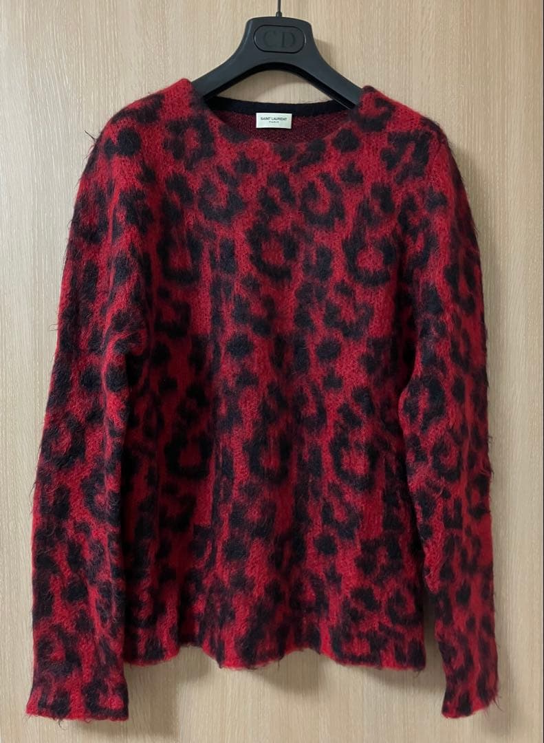 【美品】saint laurent paris ベイビーキャット　モヘアニット