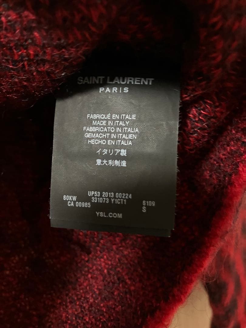 【美品】saint laurent paris ベイビーキャット　モヘアニット