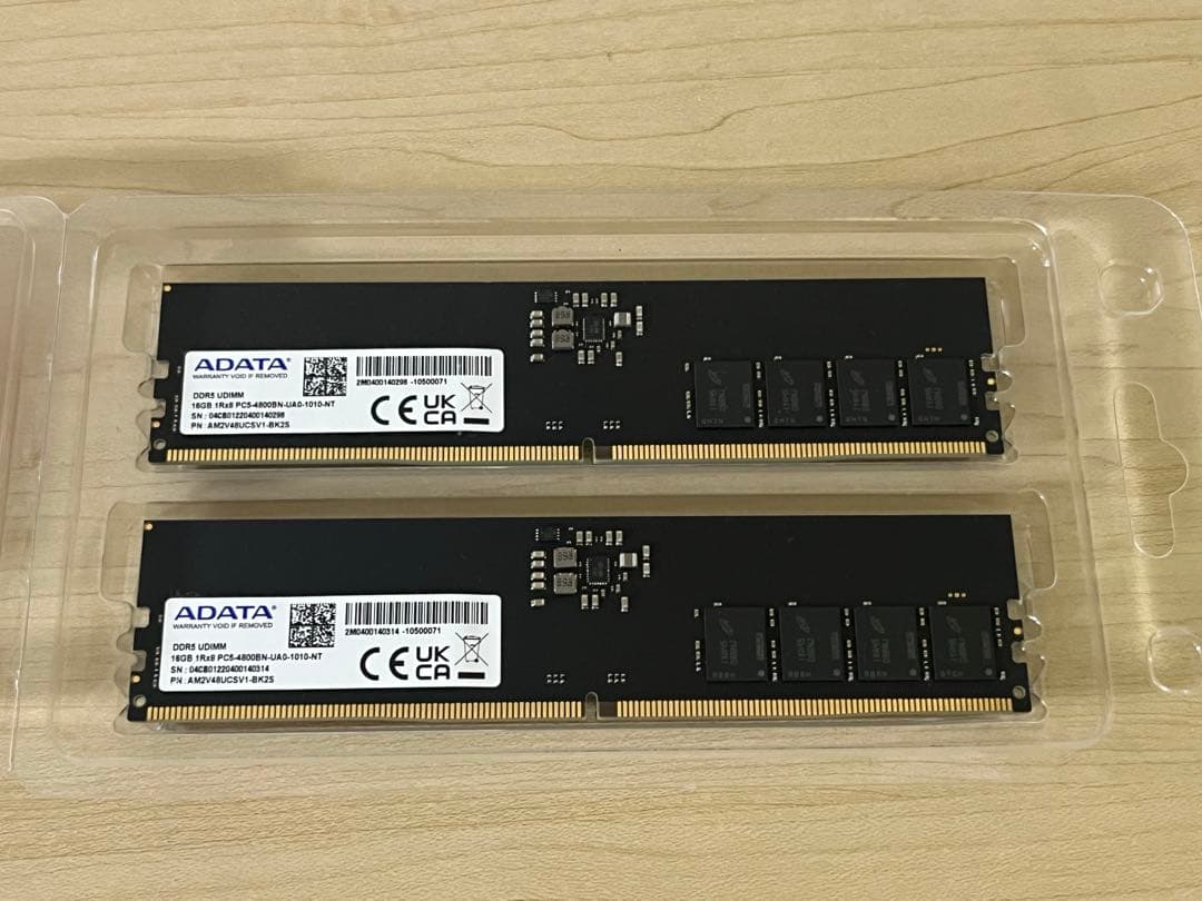 DDR5 4800mhz 32GB メモリ　A-DATA