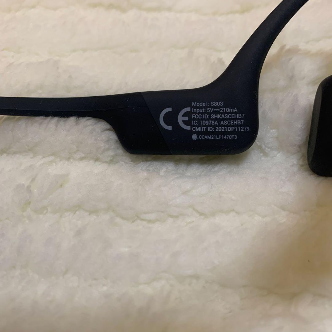 SHOKZ OPENRUN 骨伝導イヤホン S803 ブラック