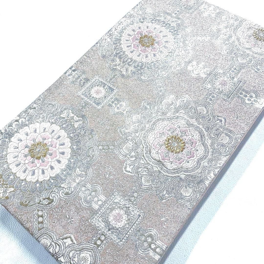 専用帯5895●服部織物謹製 丸榮謹製 高級 正絹 オリエント更紗 六通袋帯華文