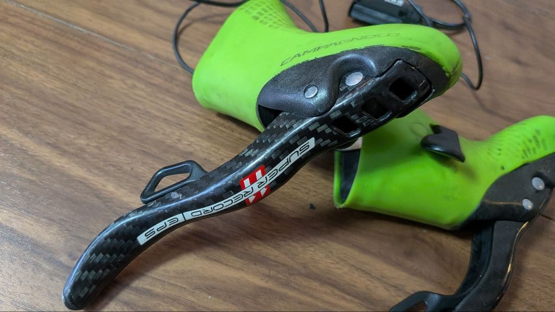 動作品 カンパニョーロ スーパーレコード eps v2 左右シフター