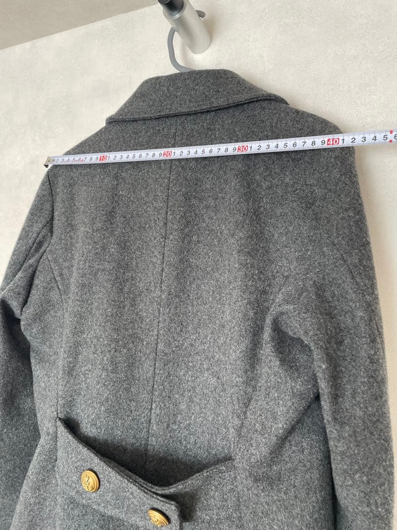 5351 POUR LES HOMMES プールオム　Pコート グレー