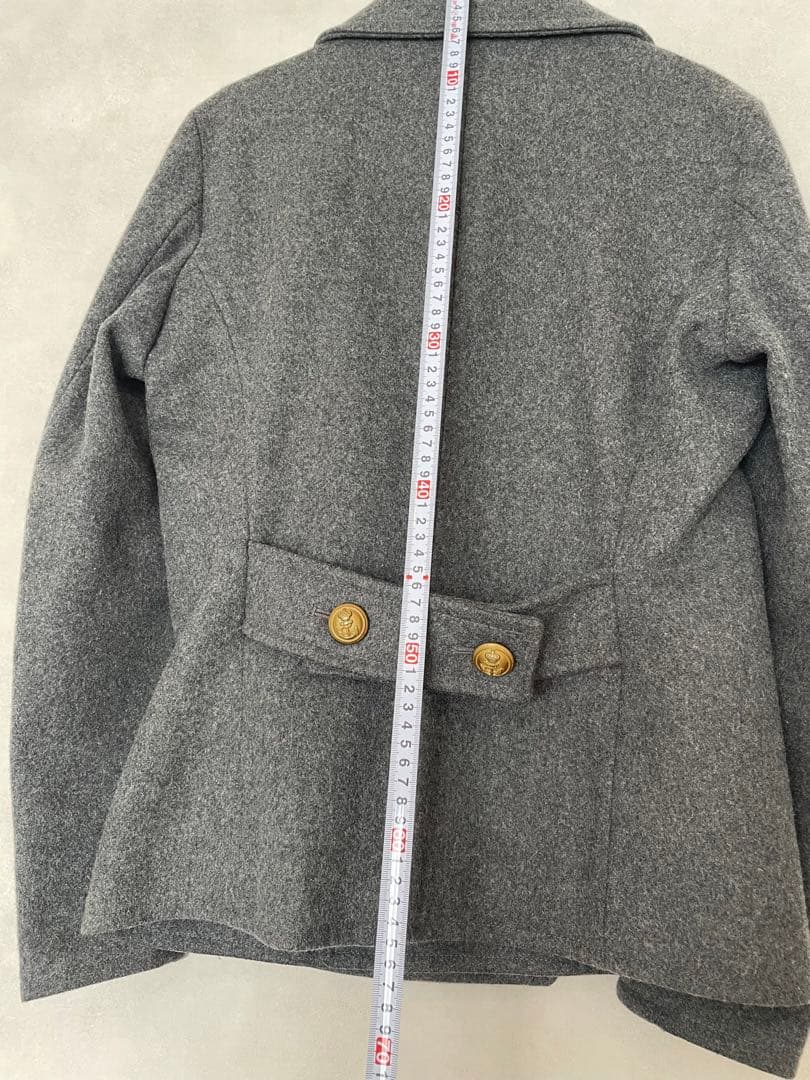 5351 POUR LES HOMMES プールオム　Pコート グレー