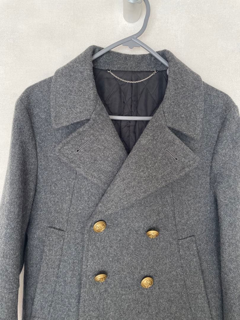 5351 POUR LES HOMMES プールオム　Pコート グレー