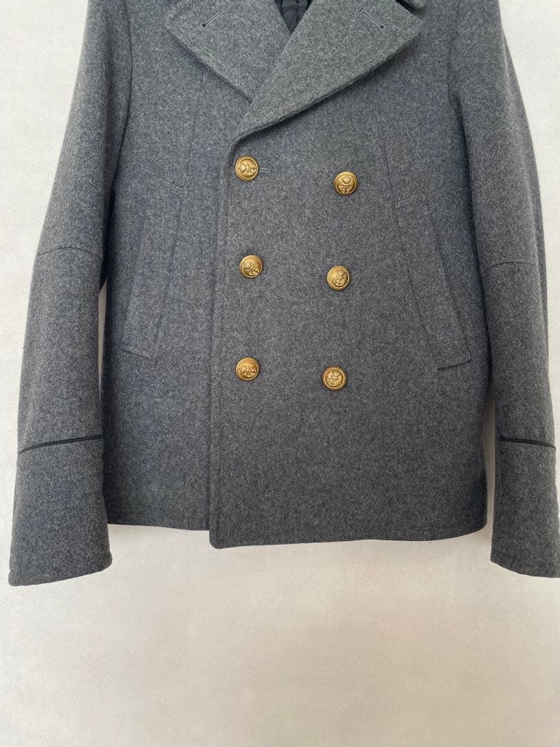 5351 POUR LES HOMMES プールオム　Pコート グレー