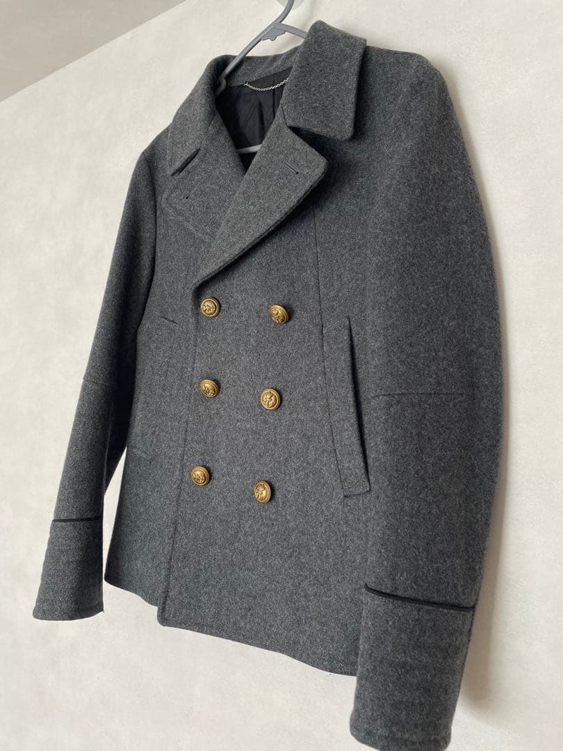 5351 POUR LES HOMMES プールオム　Pコート グレー