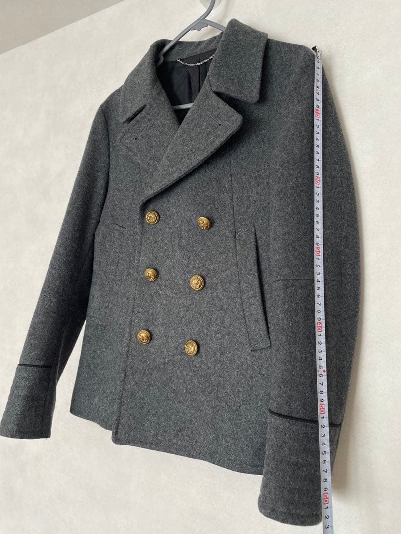 5351 POUR LES HOMMES プールオム　Pコート グレー