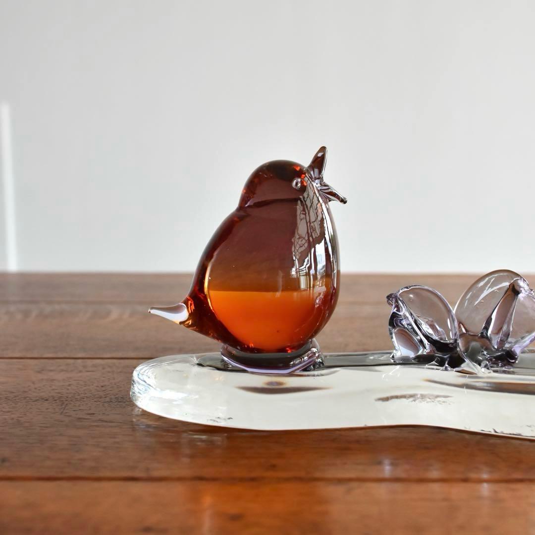 Murano Glass Bird Archimede Seguso ムラーノ