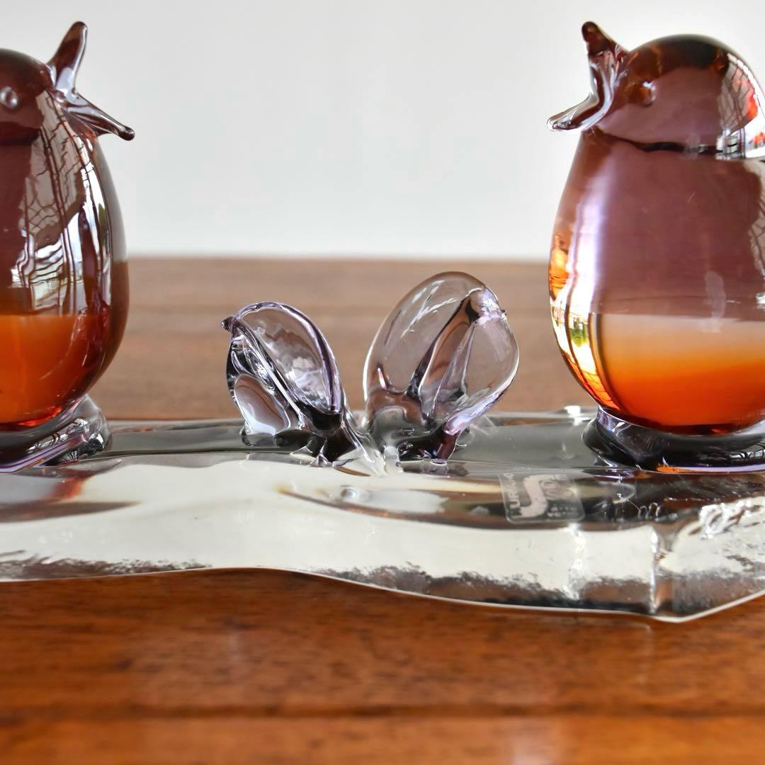 Murano Glass Bird Archimede Seguso ムラーノ