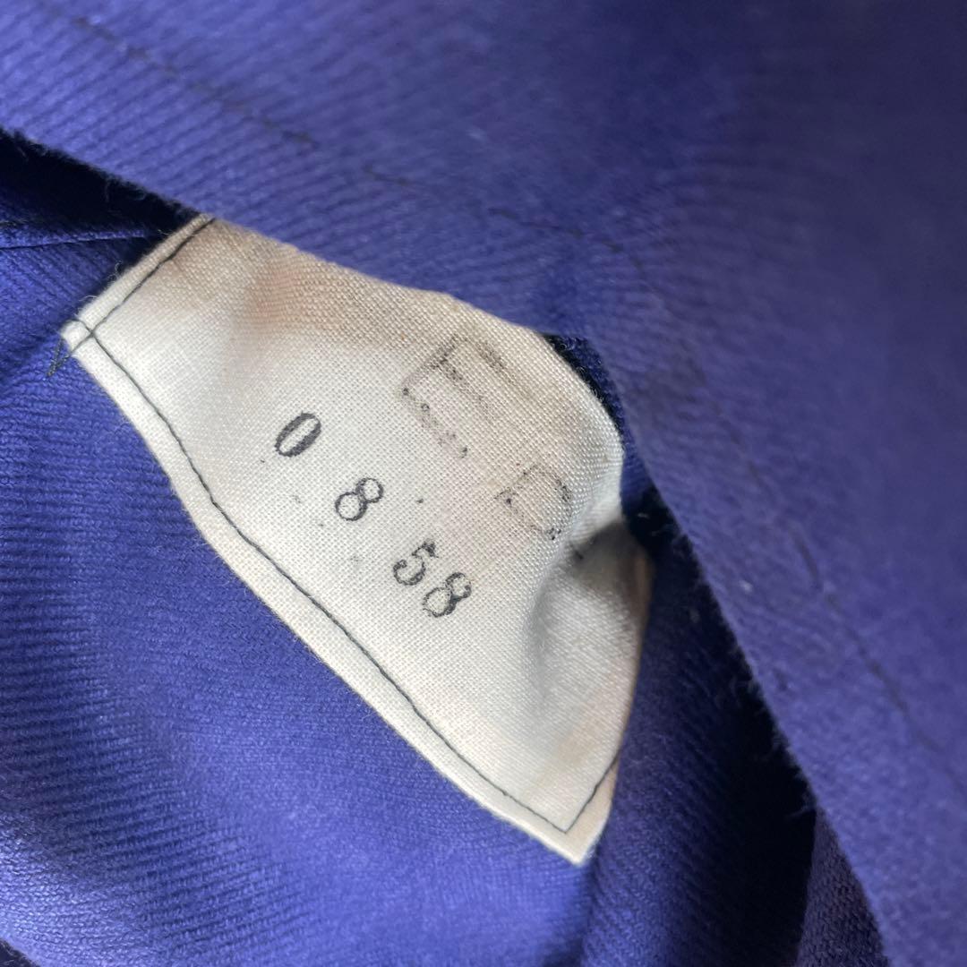 60's ビンテージ　コットンツイル　カバーオール　フランス　モールスキン