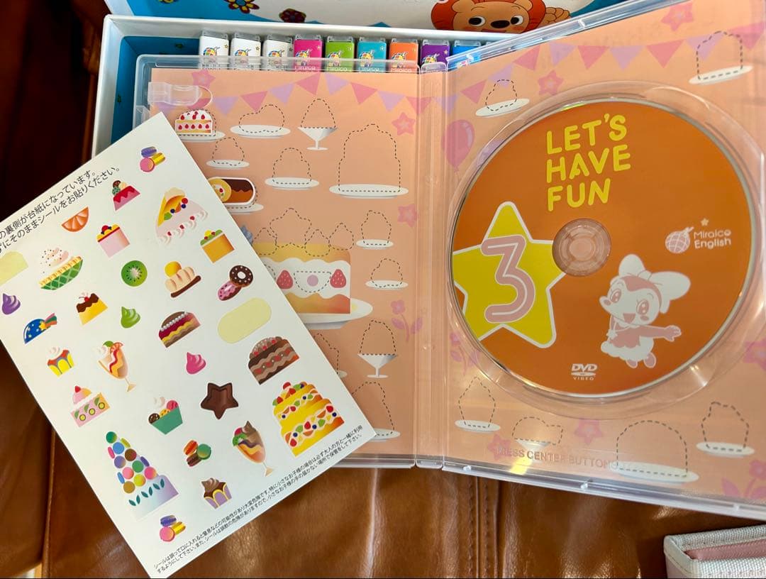 ⭐︎ミライグリッシュ⭐︎DVD１５枚+ CD３枚＋ポーのパペット