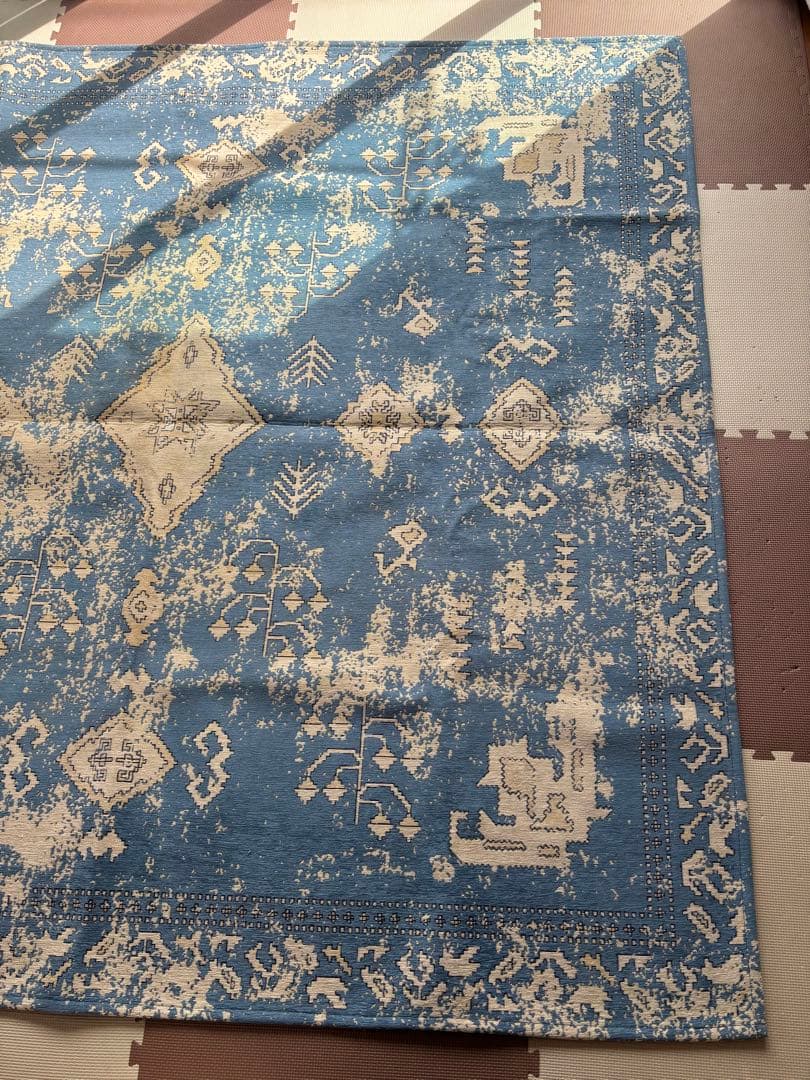 unico KOLLAR ラグ 200×200cm BL 北欧