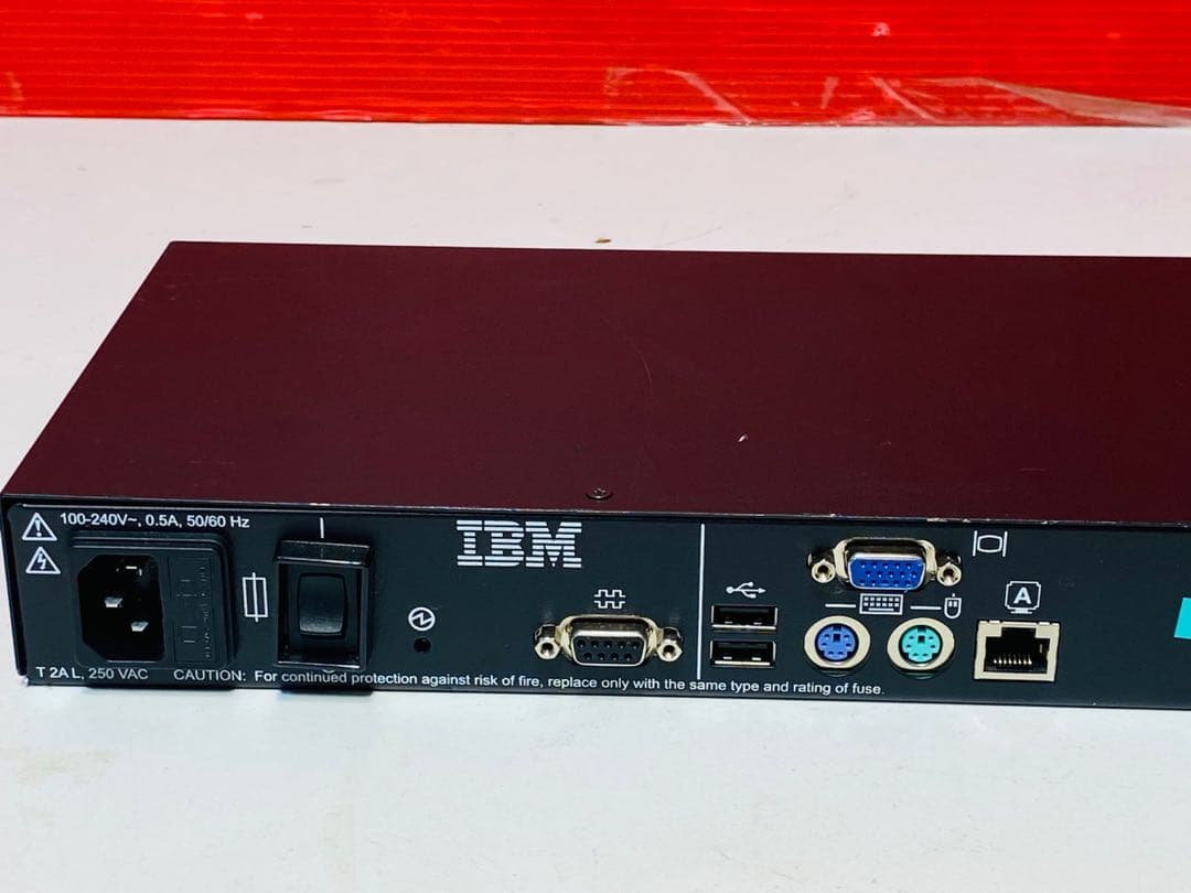 IBM Console Switch 黒 動作確認済み