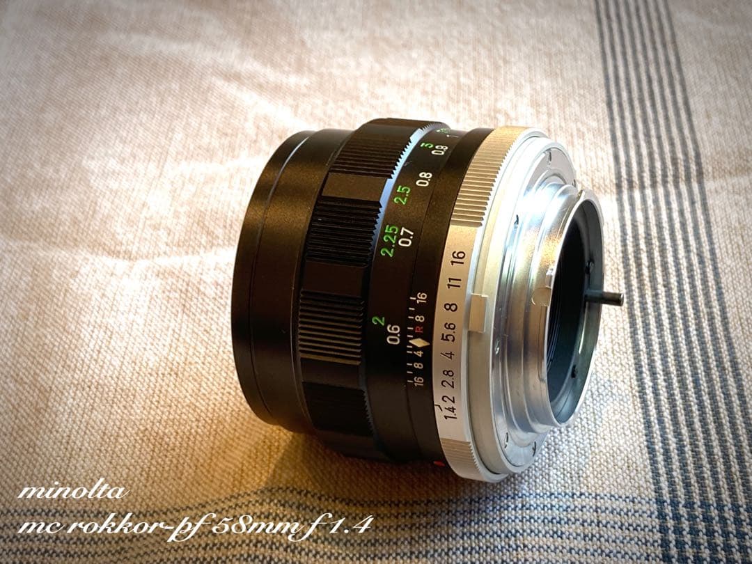 ★ミノルタsrt101★ロッコールf1.4 ★完動品＊美品＊初期保証＊作例多数