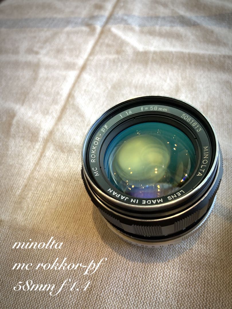 ★ミノルタsrt101★ロッコールf1.4 ★完動品＊美品＊初期保証＊作例多数