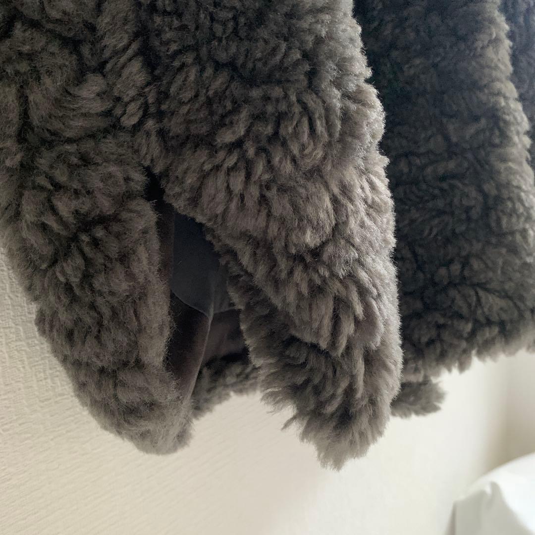 スリードッツthreedotsエコペルファーコート