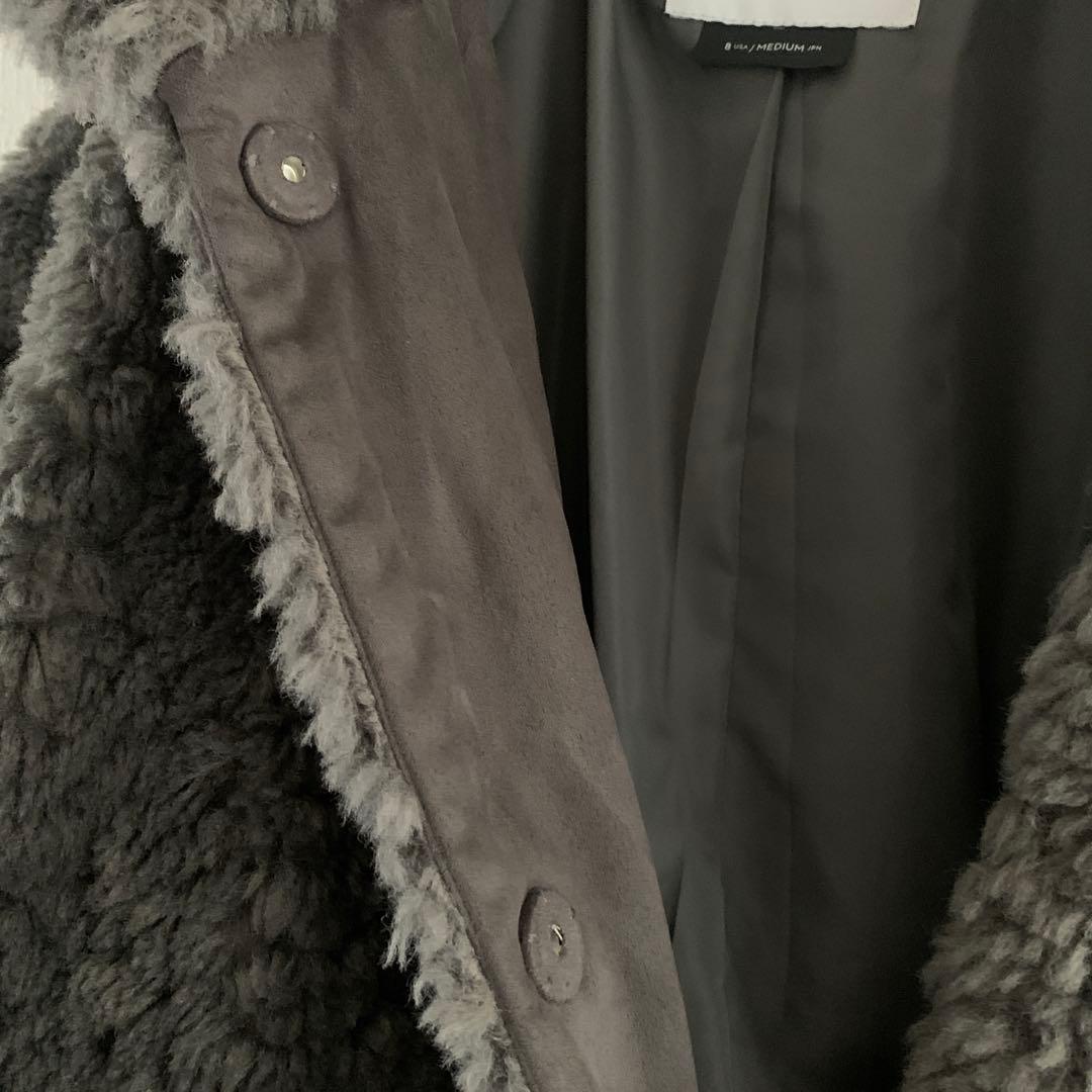 スリードッツthreedotsエコペルファーコート