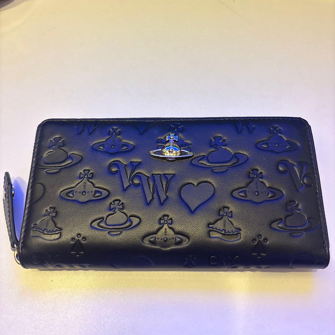 【超美品】Vivienne Westwood 長財布 マット 黒