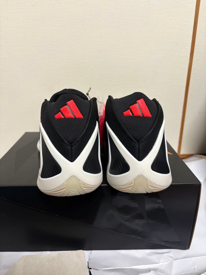 adidas アンソニーエドワーズ2 新品 29cm 黒×白 NBA バッシュ