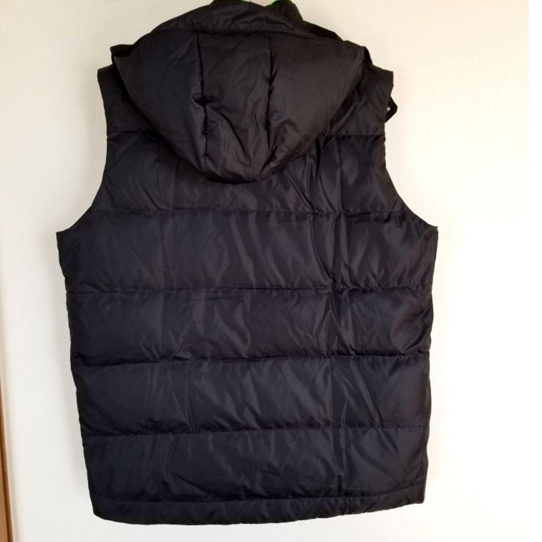 美品サイコバニーPsycho Bunnyネオンパイピング ダウンベスト　L