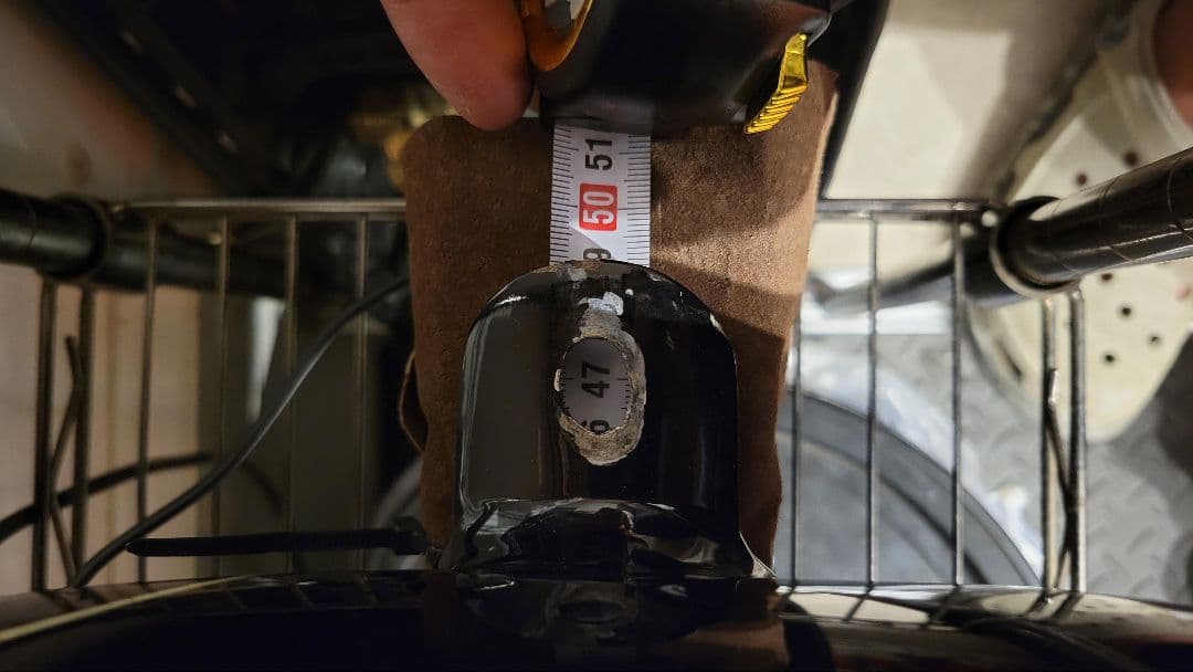 ハーレー ショベル ガソリンタンク リアフェンダータンク内錆無し