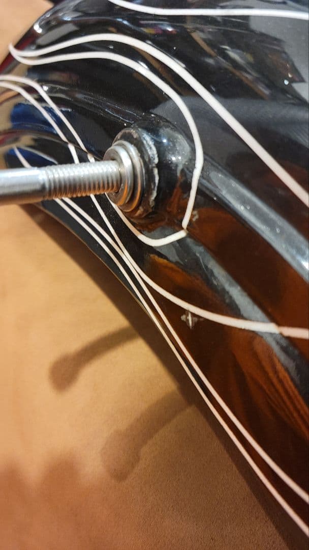 ハーレー ショベル ガソリンタンク リアフェンダータンク内錆無し