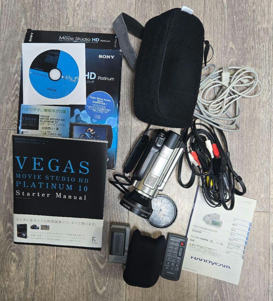 k*7様 SONY HDR-XR500V ビデオカメラ本体 付属品付き
