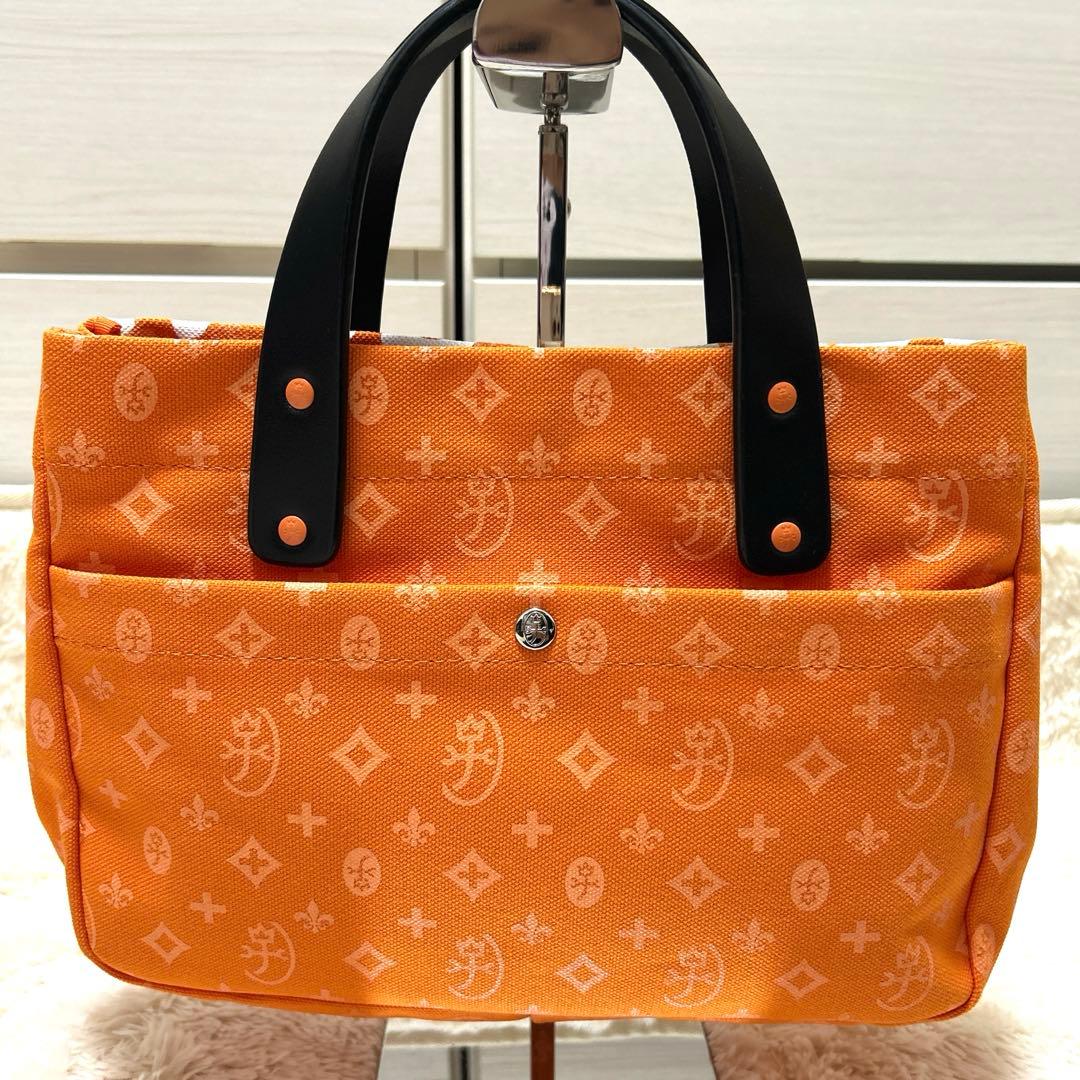 極美品♡CASTELBAJAC♡カステルバジャック ハンドバッグ オレンジ