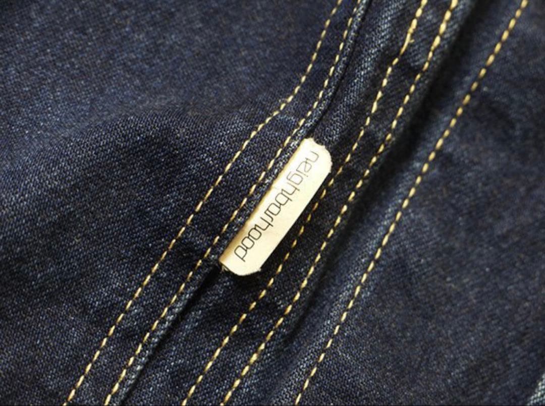 ネイバーフッド　デニムカバーオールジャケット ワークジャケット インディゴ