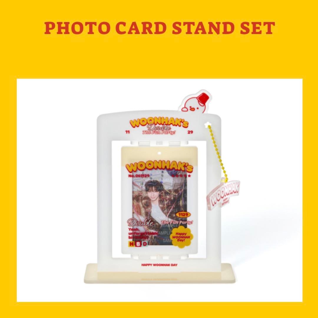 ウナク センイル 誕生日 トレカ フォトカードスタンド フォトカードケース 新品
