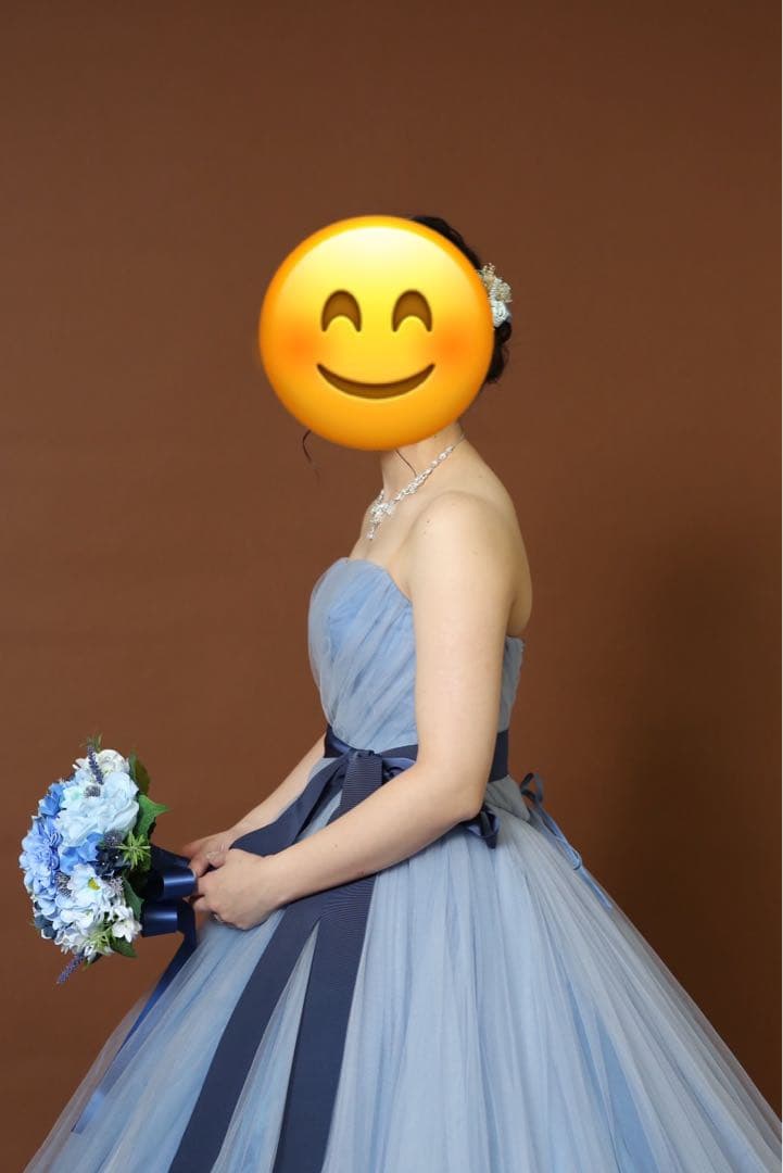 あ　チュノアウェディング　ブルー　水色　パニエ　総額177,980円