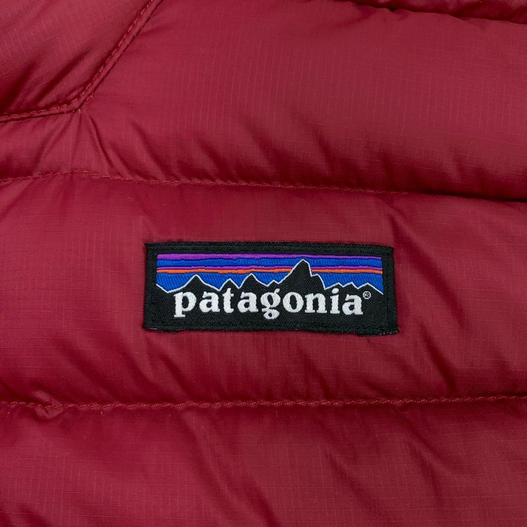 美品★22年モデル パタゴニア ダウンセーター ベスト レッド メンズ　D929