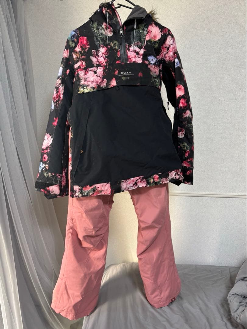 ROXY スノーボードウェア フラワープリント