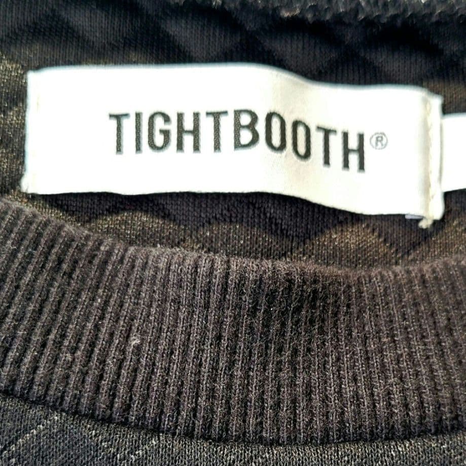 TIGHTBOOTH タイトブース L サイズキルティング スウェット ロゴ