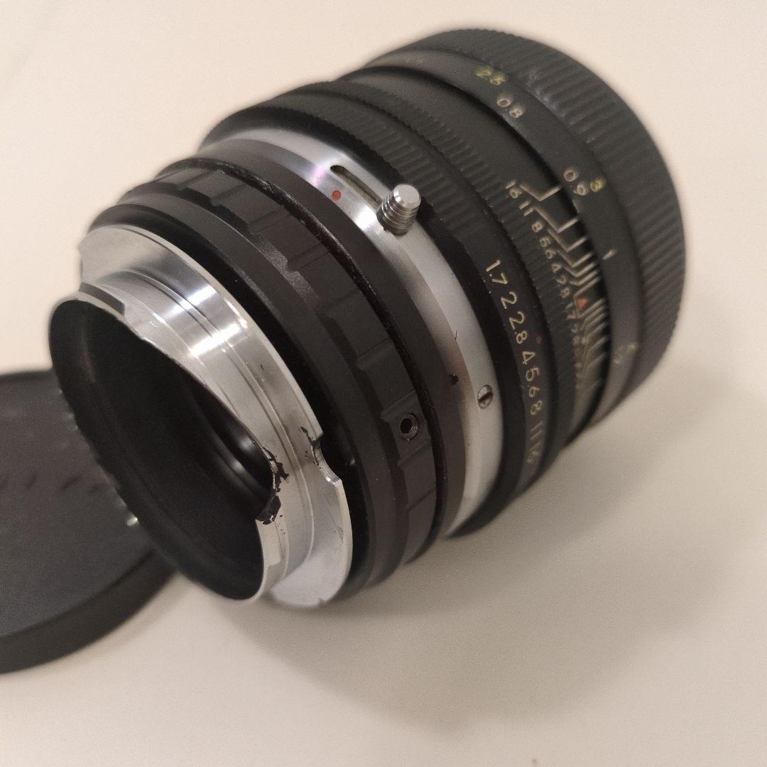 MAMIYA SEKOR 58mm F1.7 ライカM改造