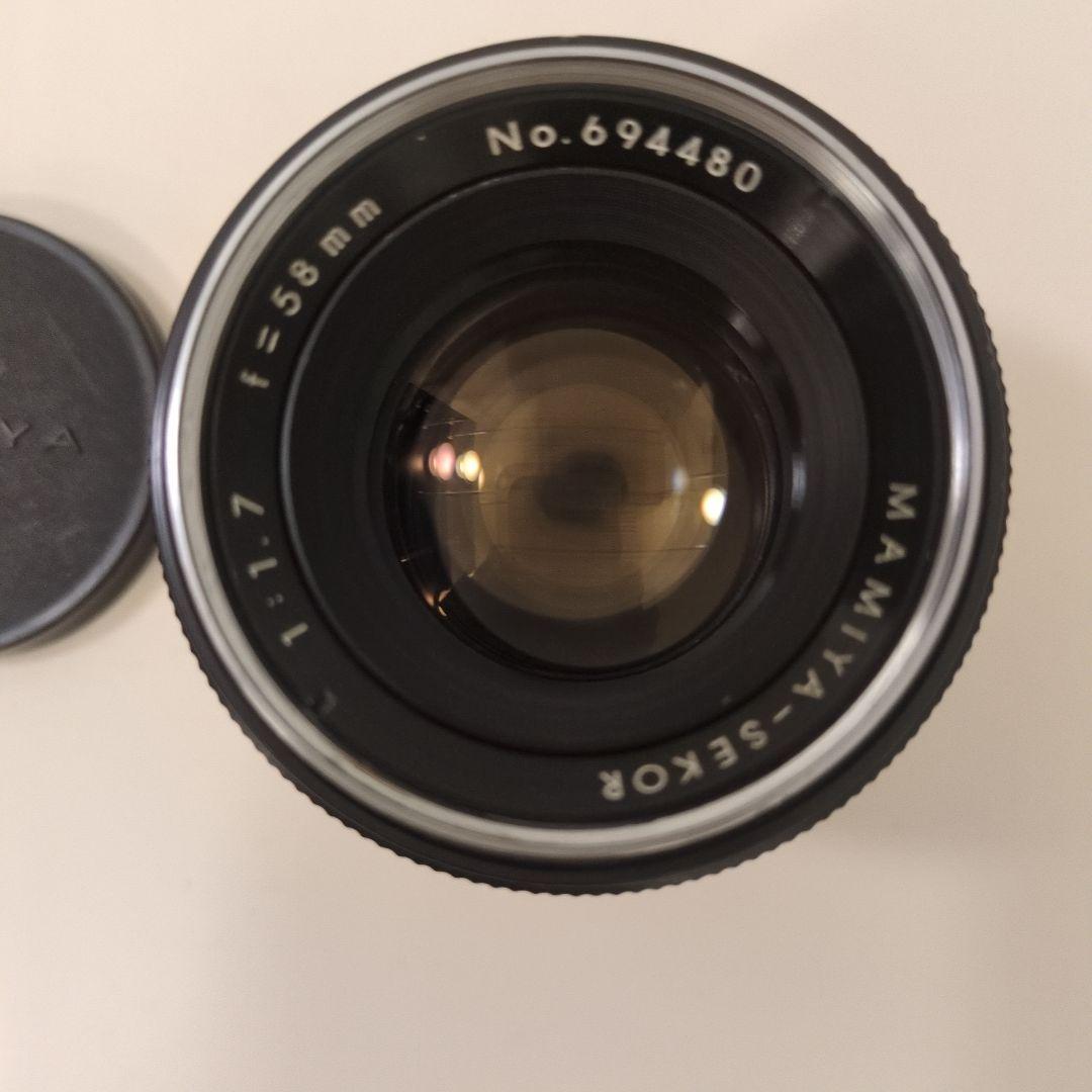 MAMIYA SEKOR 58mm F1.7 ライカM改造