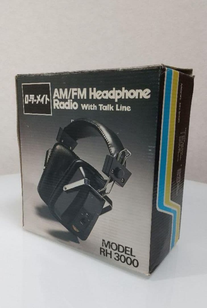 【ほぼ未使用】希少 激レア ローラーメイト ヘッドホン型 ラジオ