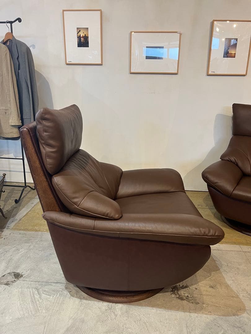 Karimoku カリモク　ZT7107 回転　1pソファ　パーソナル