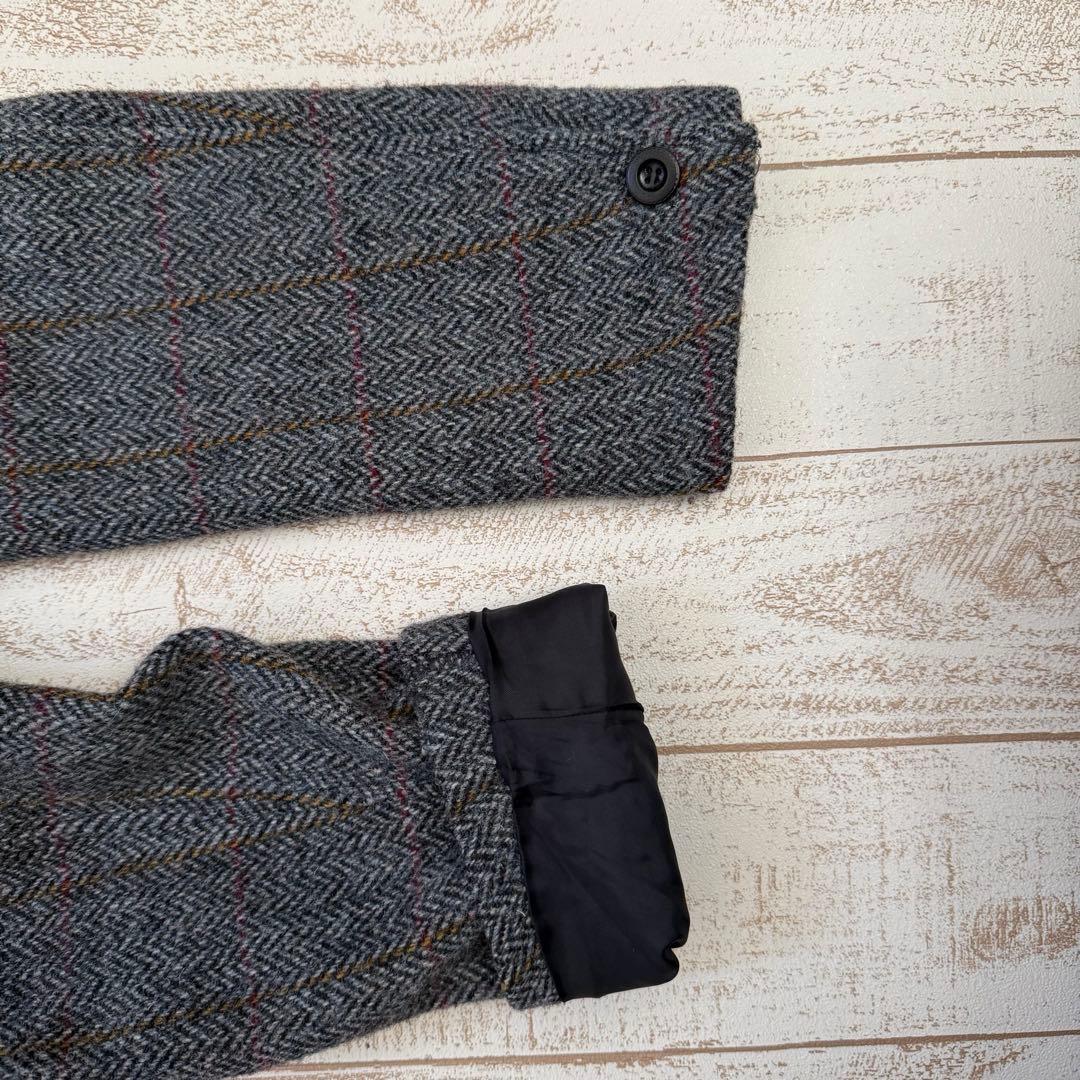 【COLLTER】ハリスツイード　ヘリンボーンカントリージャケット　ノーフォーク